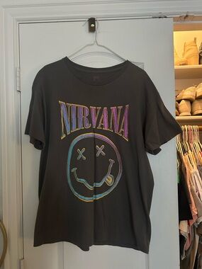 Nirvana Black Graphic Tee